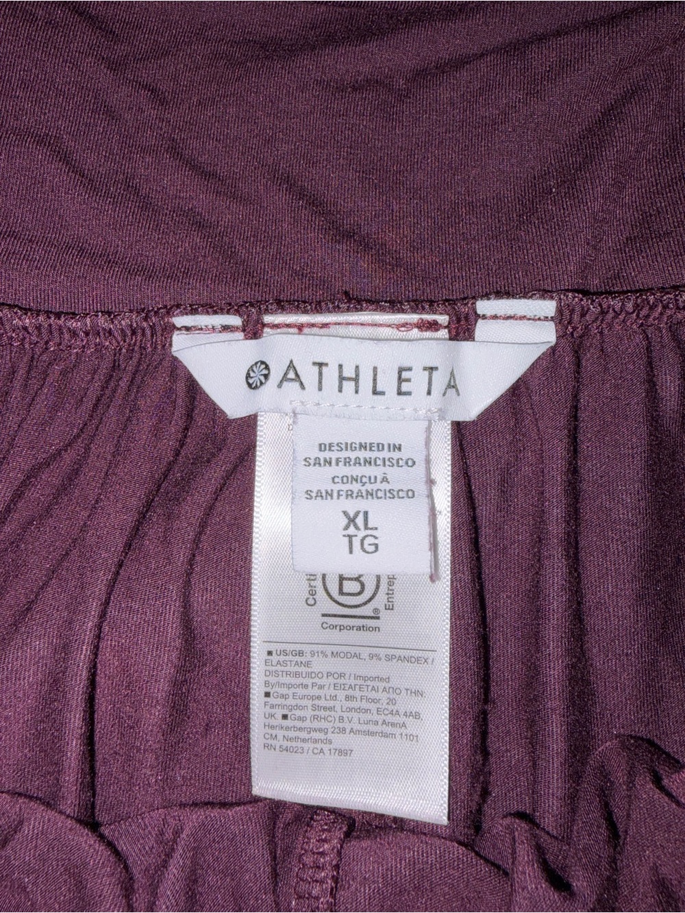Athleta Women's Plum Modal-Blend Sleep Top